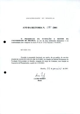 Ato da Reitoria nº 0050/2001