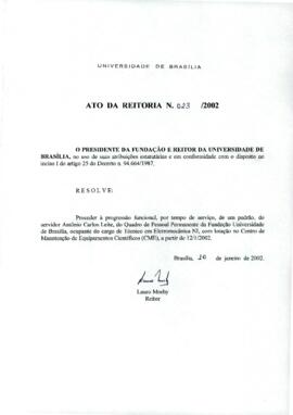 Ato da Reitoria nº 0023/2002