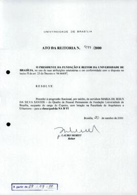 Ato da Reitoria nº 0977/2000