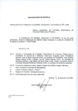 Resolução do Conselho de Ensino, Pesquisa e Extensão nº 0195/2008