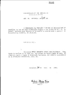 Ato da Reitoria nº 0474/1990