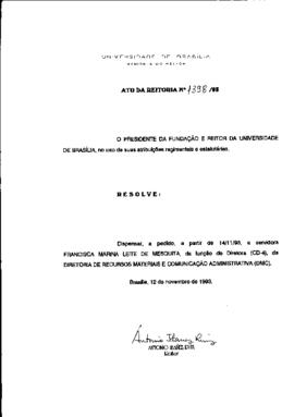 Ato da Reitoria nº 1398/1993