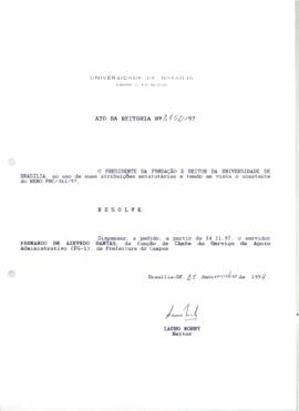 Ato da Reitoria nº 2152/1997