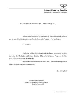 Ato de Credenciamento DPP N° 0034/2017