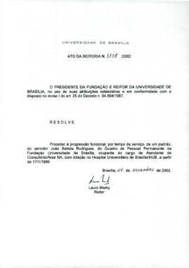 Ato da Reitoria nº 1738/2002