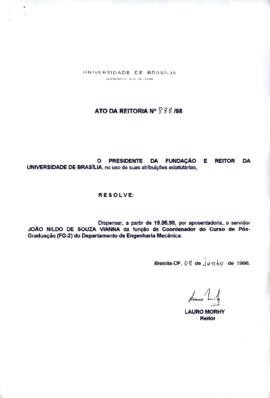 Ato da Reitoria nº 0888/1998