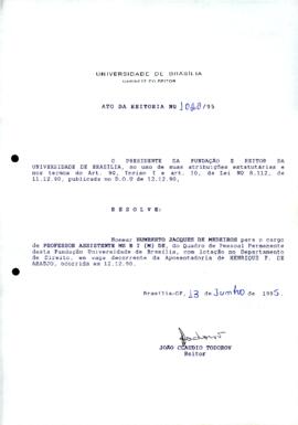 Ato da Reitoria nº 1020/1995