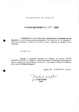 Ato da Reitoria nº 1227/2000