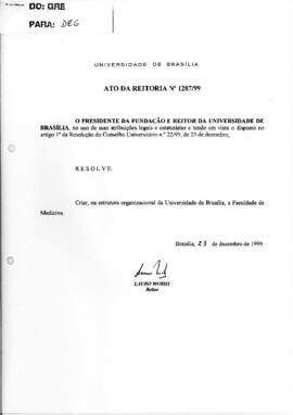 Ato da Reitoria nº 1287/1999