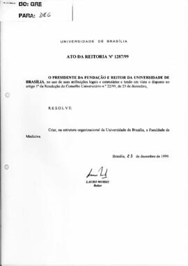 Ato da Reitoria nº 1287/1999